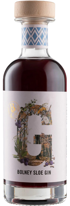 A bottle of Bolney Estate Sloe Gin