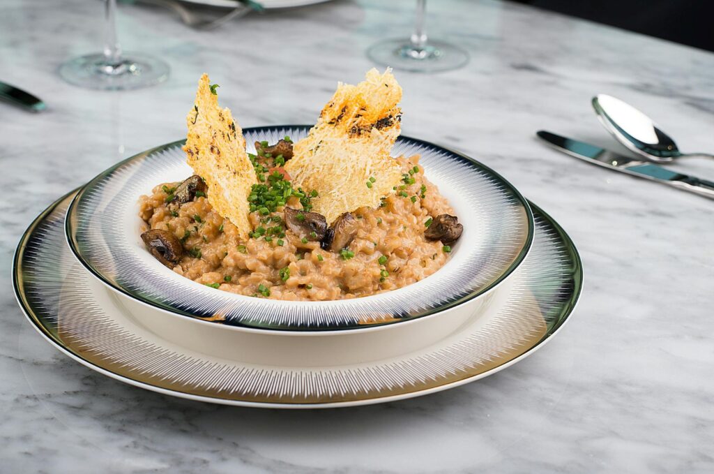 Mushroom risotto