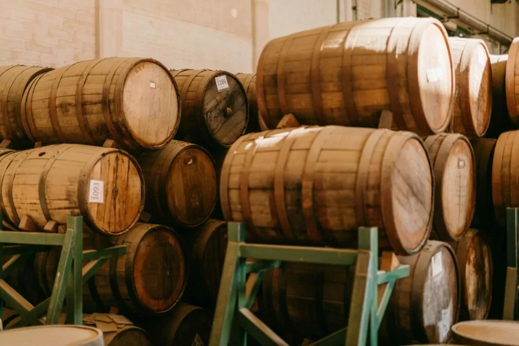 Wine barrels