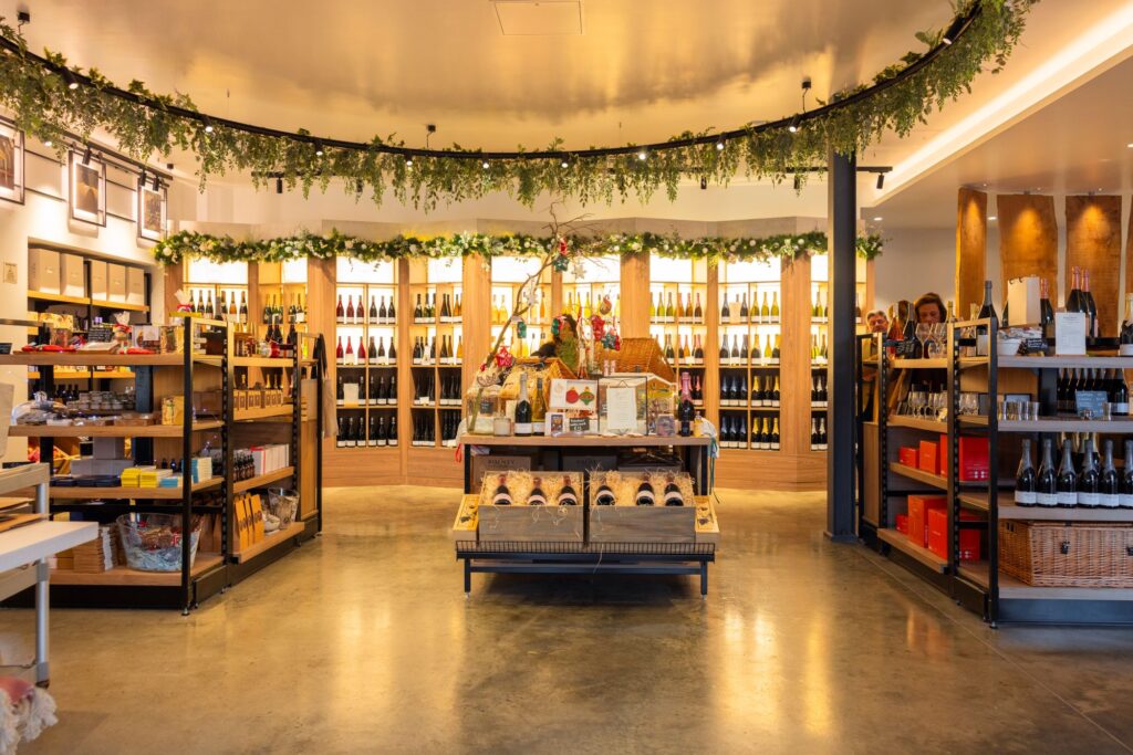 Christmas shop at Bolney Wine Estate