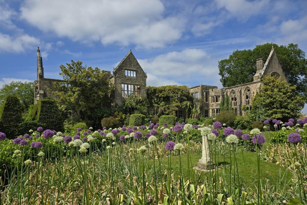 Colourful flowers at Nymans in Sussex