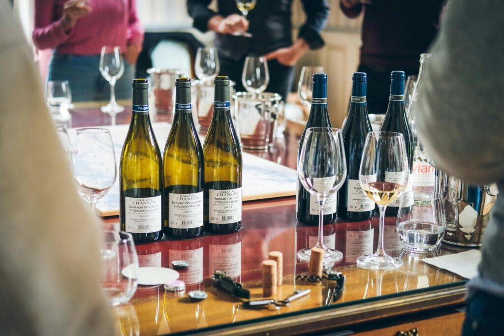 Wine tasting session